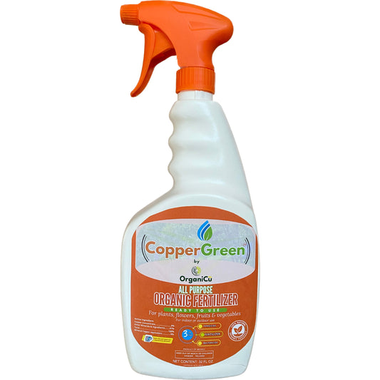 CopperGreen Organic Ready to Use Spray Fertilizer front side